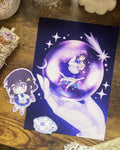 Alchemist's Midnight Fortune ~ OC Print and Sticker Set