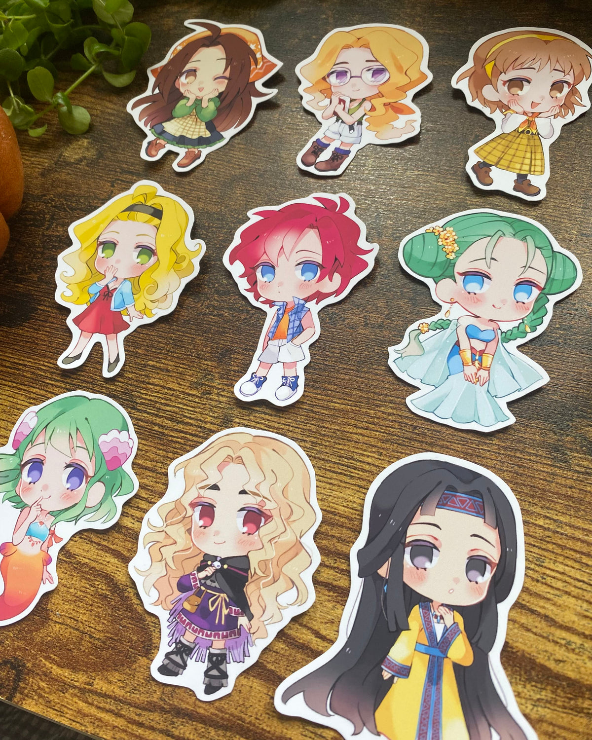 Farming Sim Girls Stickers ~ Harvest Moon DS