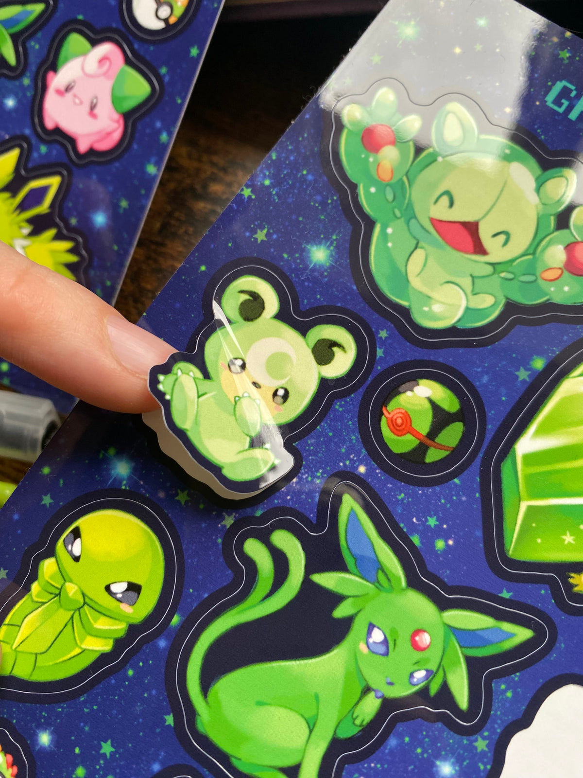 Green Space ~ PKMN Sticker Sheet
