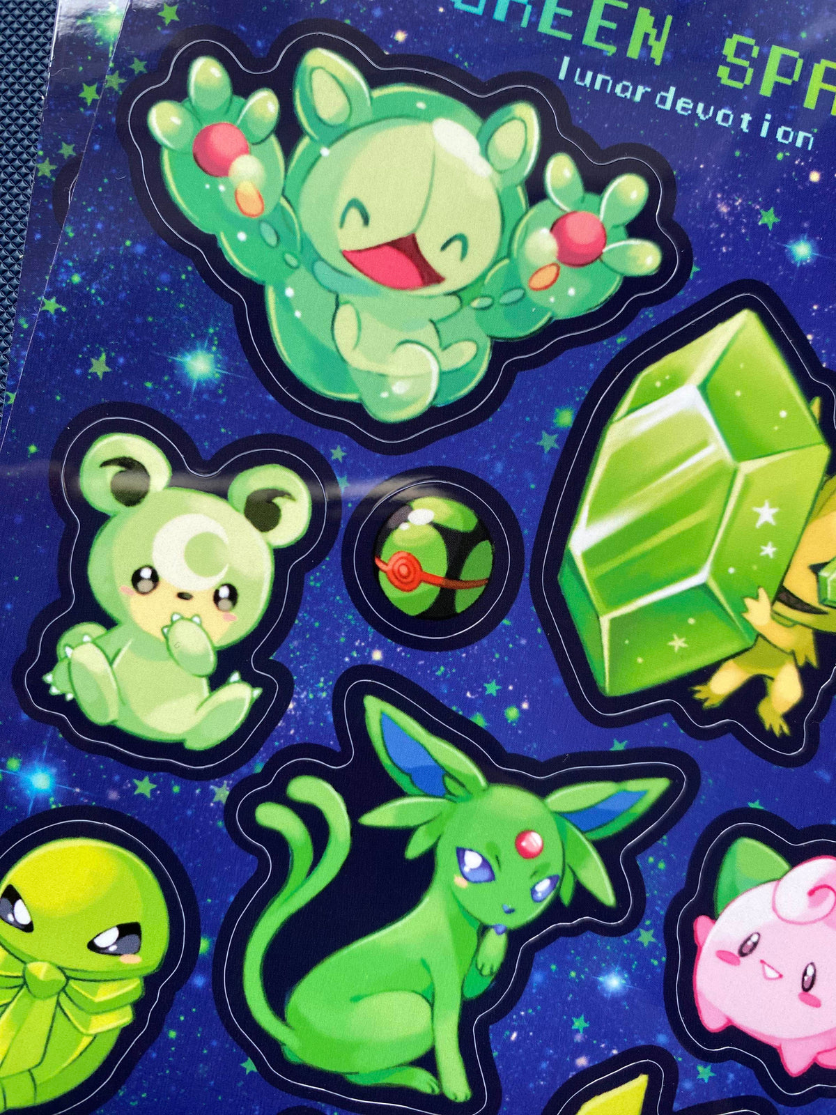 Green Space ~ PKMN Sticker Sheet