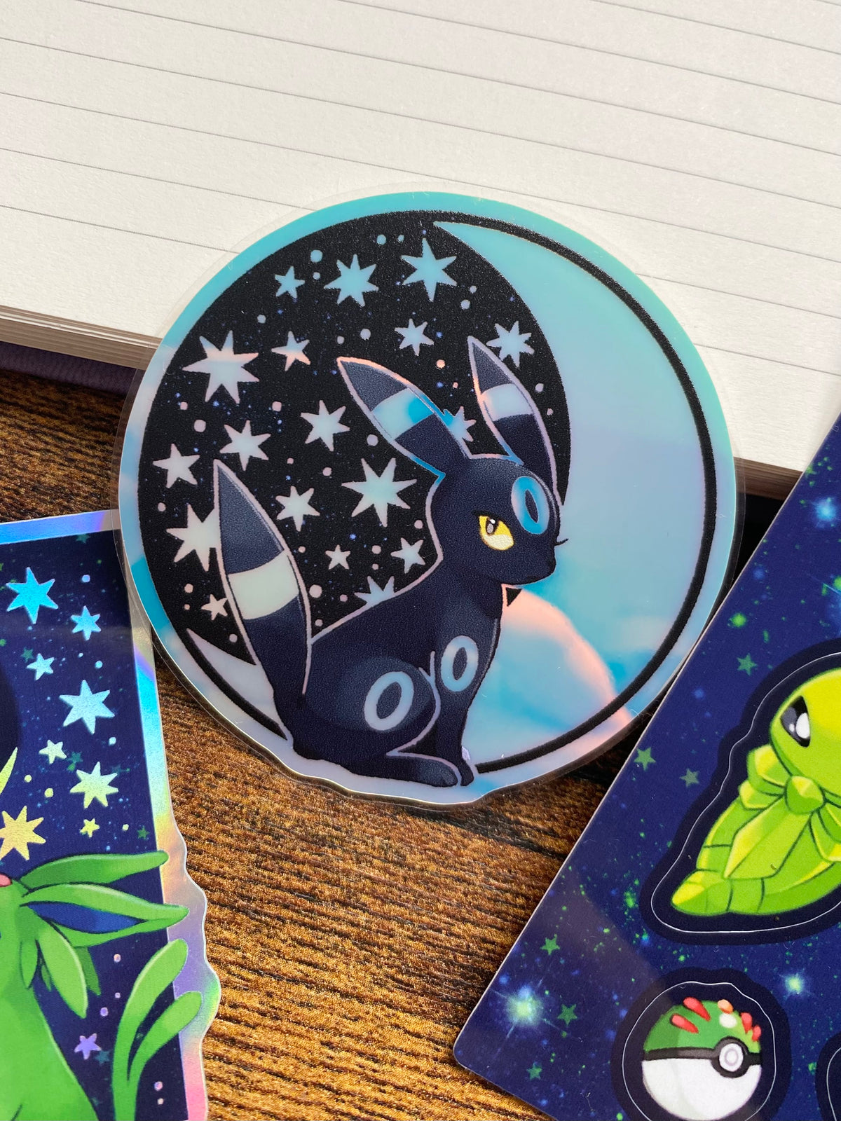 Shiny Umbreon ~ Glow in the Dark Sticker
