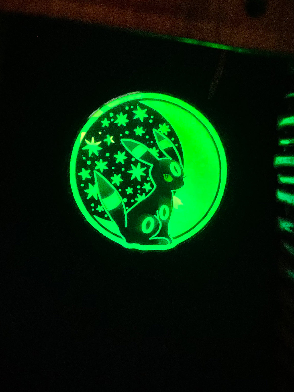 Shiny Umbreon ~ Glow in the Dark Sticker