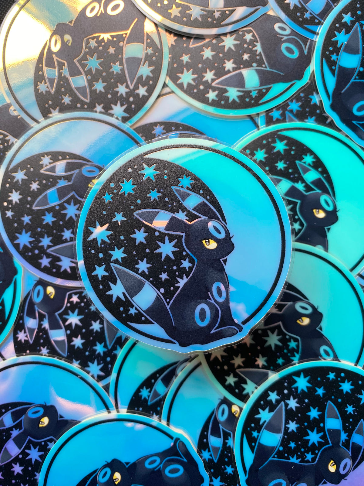 Shiny Umbreon ~ Glow in the Dark Sticker