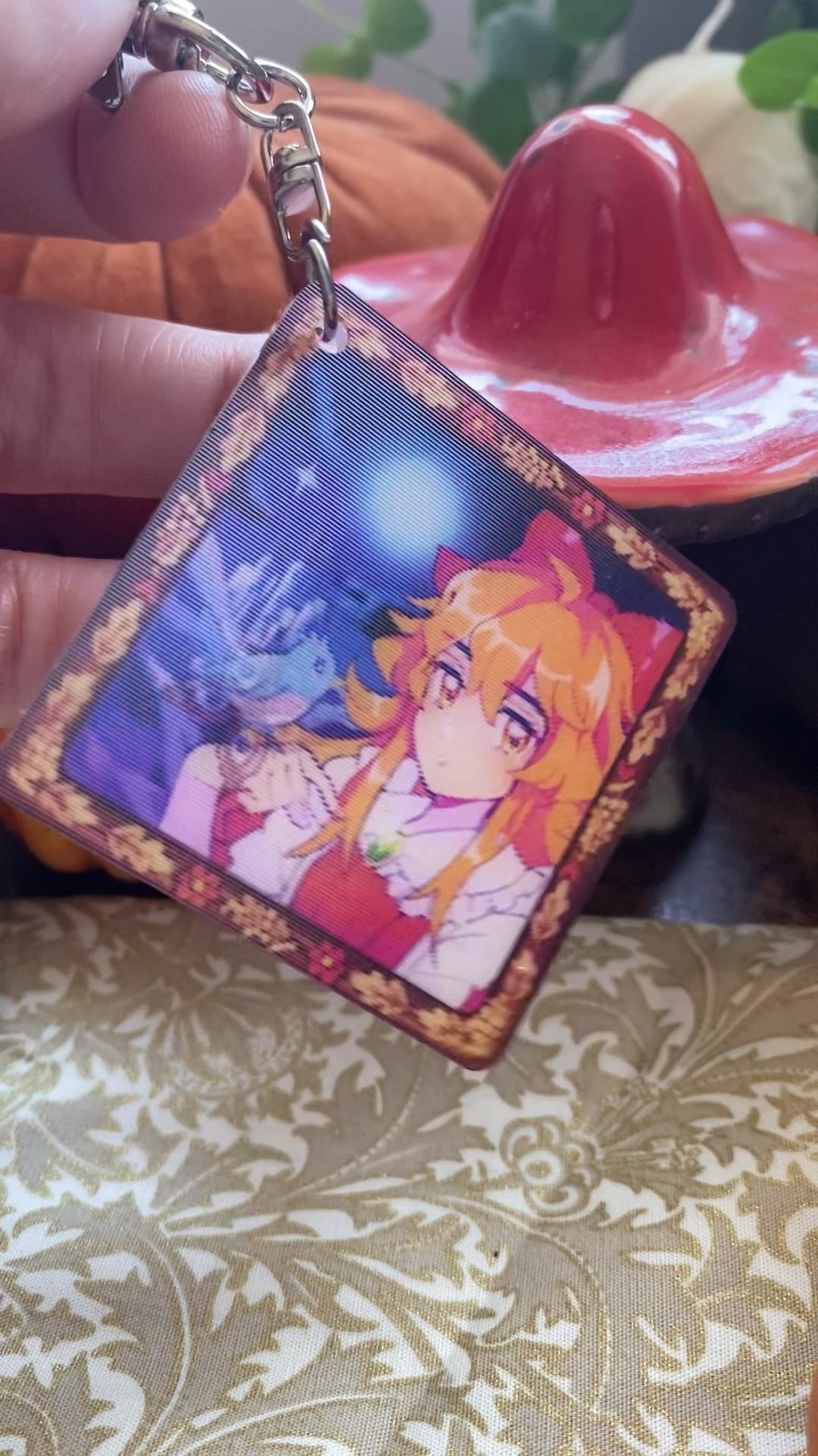 Moonlit Elise Lenticular Keychain ~ Little Goody Two Shoes
